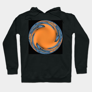 Orange spheres Hoodie